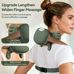 4D Wireless Bionic Finger Neck Shoulder Massager