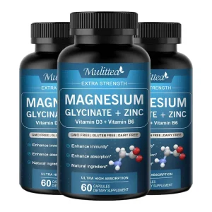 Mulittea Magnesium capsule w/Zinc,Vitamin D3, B6