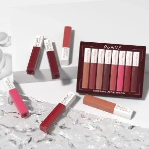 8pc/set Long-Lasting Lip Gloss Matte Waterproof